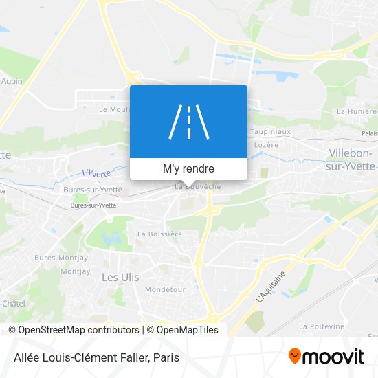 Allée Louis-Clément Faller plan