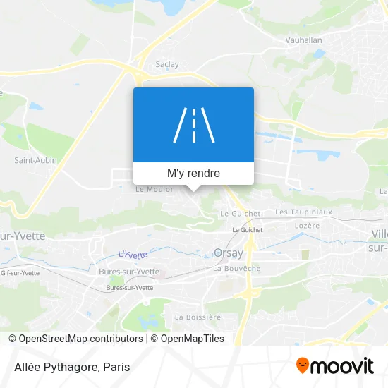 Allée Pythagore plan