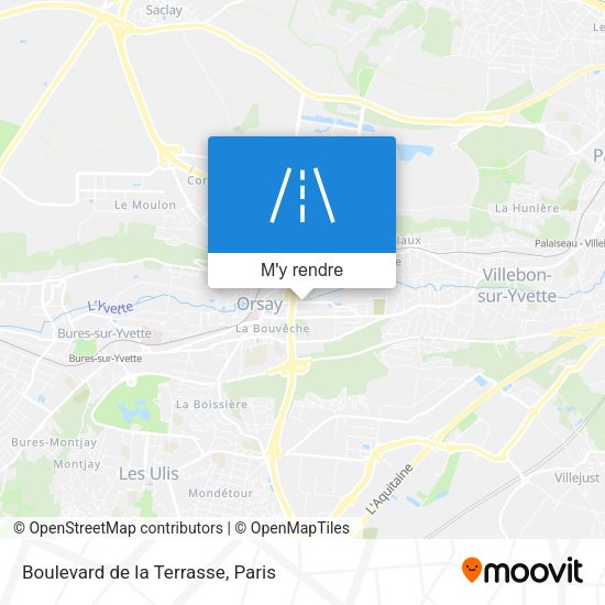 Boulevard de la Terrasse plan