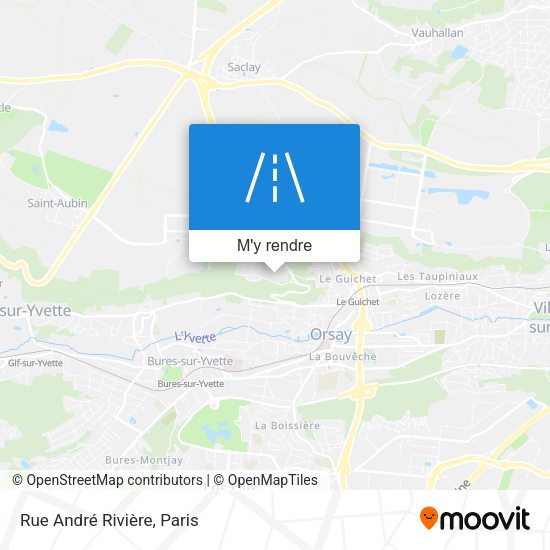 Rue André Rivière plan