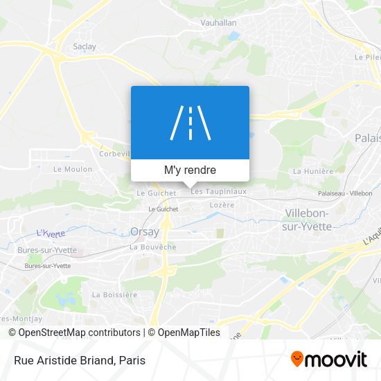 Rue Aristide Briand plan