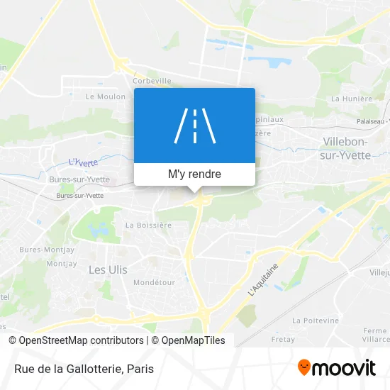 Rue de la Gallotterie plan