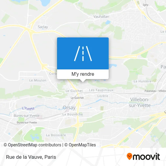 Rue de la Vauve plan