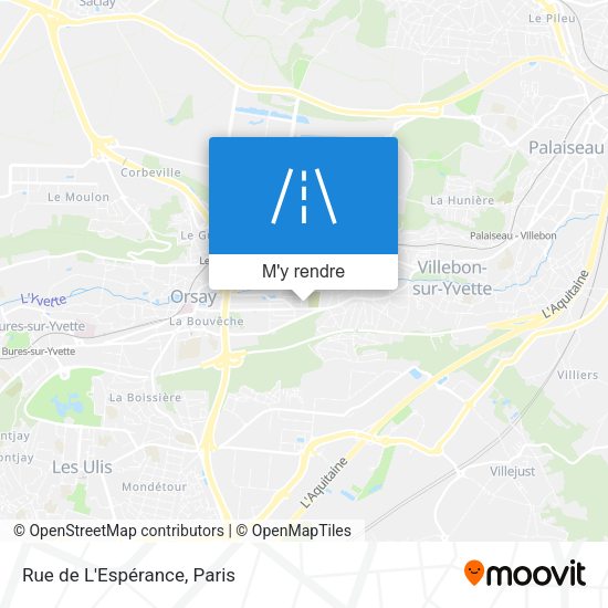 Rue de L'Espérance plan