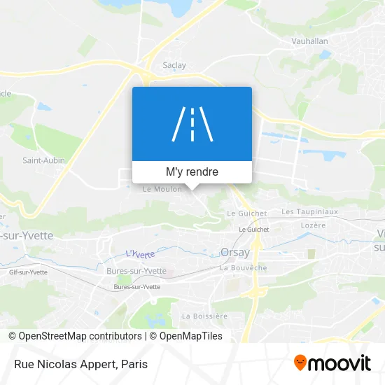 Rue Nicolas Appert plan