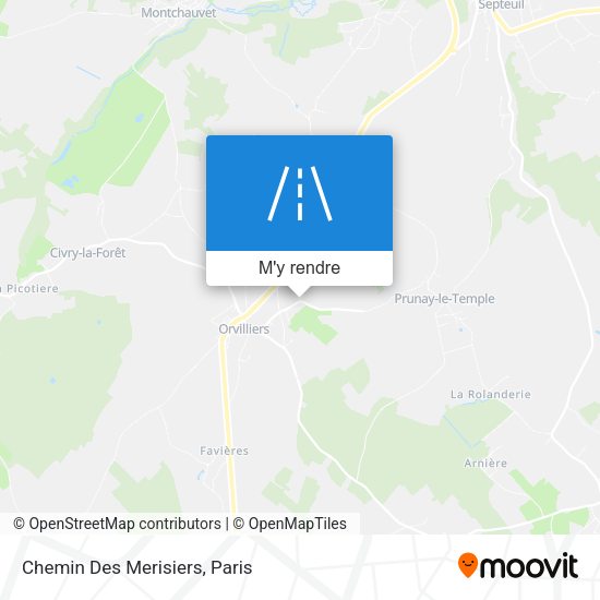 Chemin Des Merisiers plan