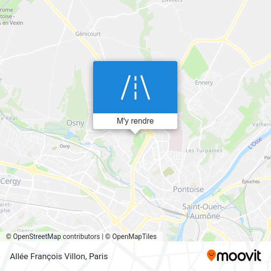 Allée François Villon plan
