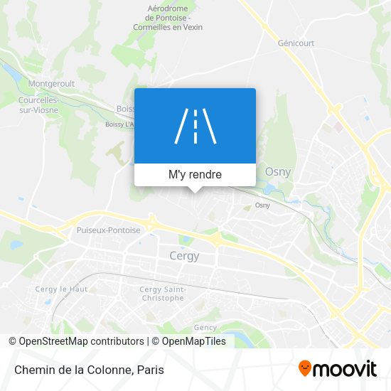 Chemin de la Colonne plan
