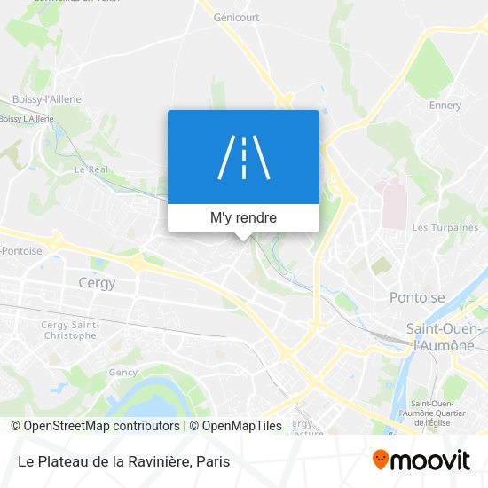 Le Plateau de la Ravinière plan