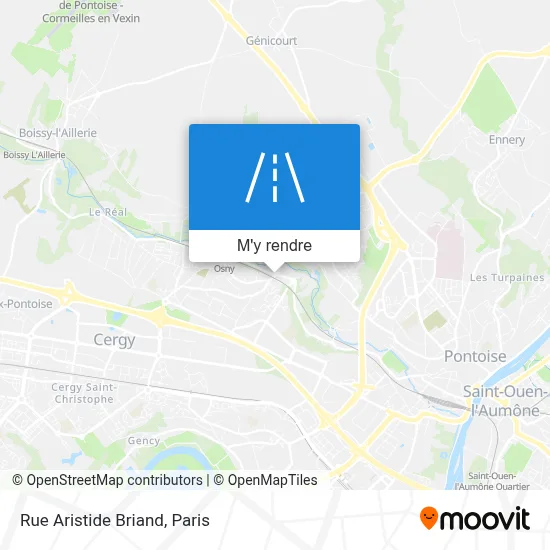 Rue Aristide Briand plan