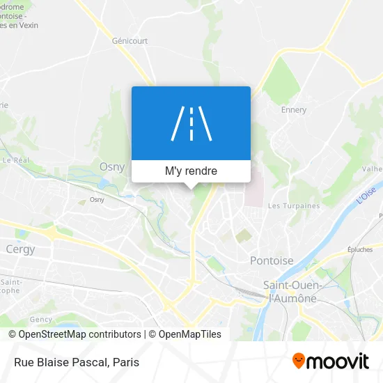 Rue Blaise Pascal plan