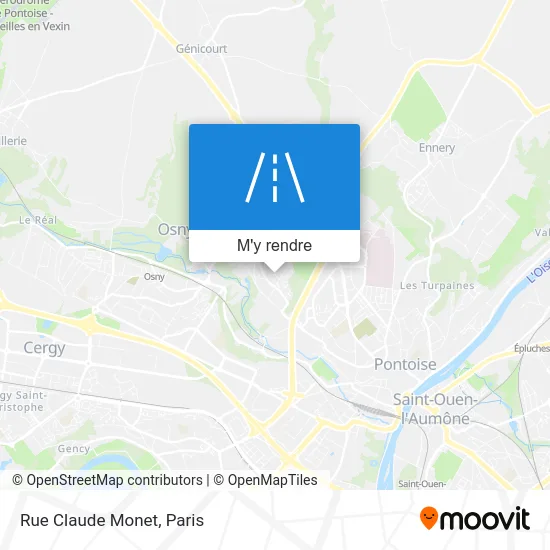 Rue Claude Monet plan