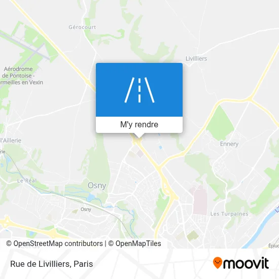 Rue de Livilliers plan