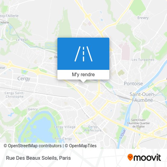 Rue Des Beaux Soleils plan