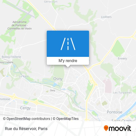 Rue du Réservoir plan