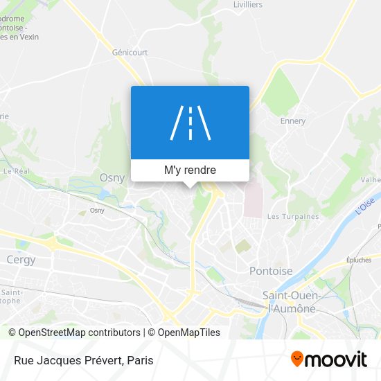 Rue Jacques Prévert plan