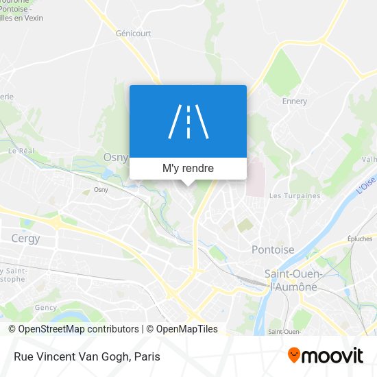 Rue Vincent Van Gogh plan