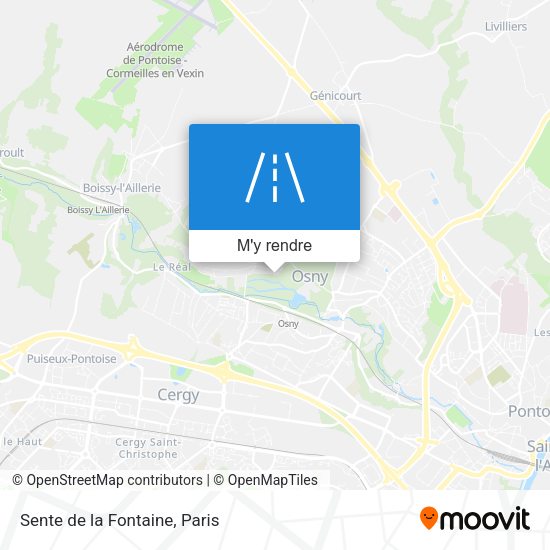 Sente de la Fontaine plan