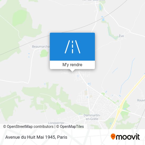 Avenue du Huit Mai 1945 plan