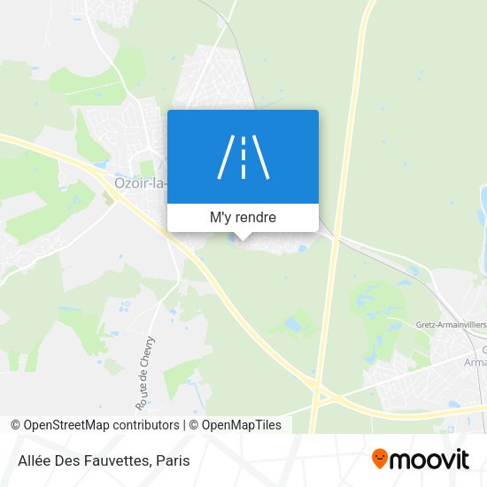 Allée Des Fauvettes plan
