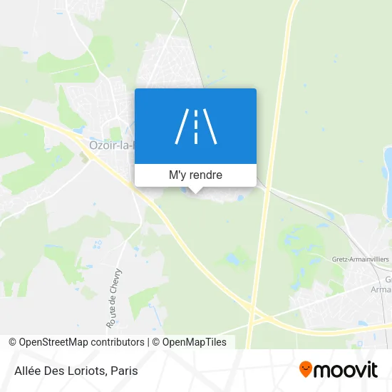 Allée Des Loriots plan
