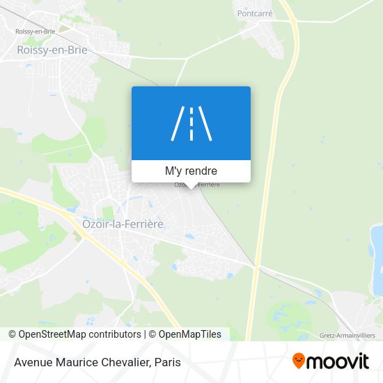 Avenue Maurice Chevalier plan