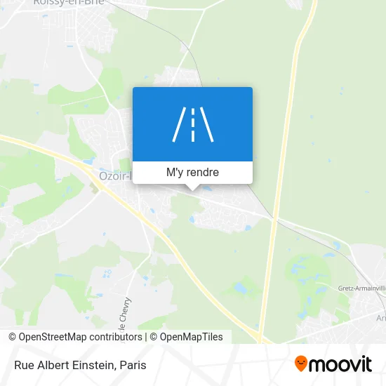 Rue Albert Einstein plan