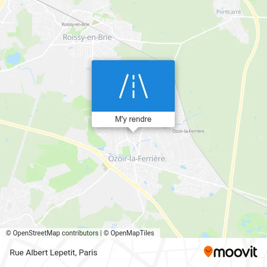 Rue Albert Lepetit plan