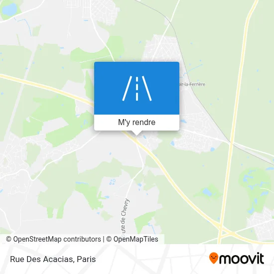 Rue Des Acacias plan