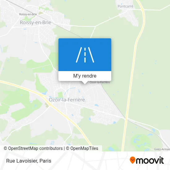 Rue Lavoisier plan