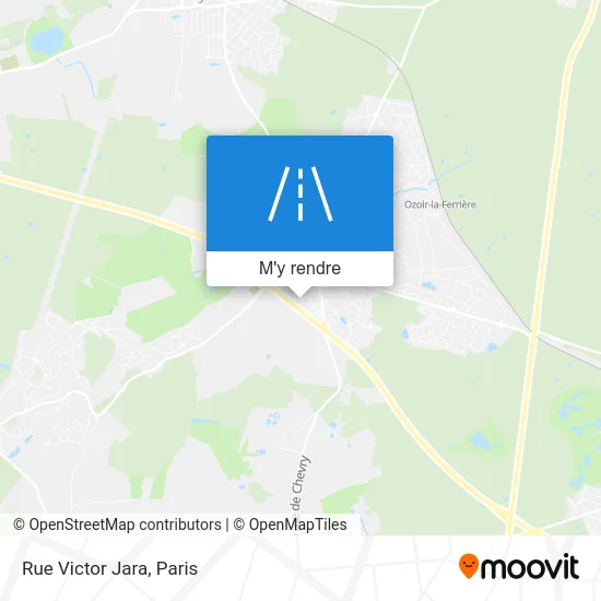 Rue Victor Jara plan