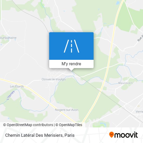 Chemin Latéral Des Merisiers plan