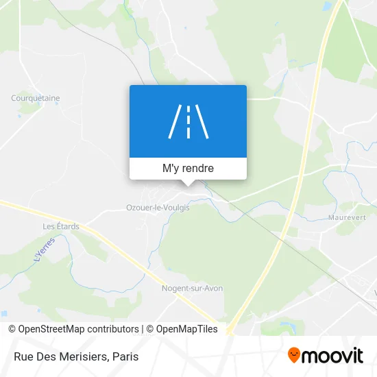 Rue Des Merisiers plan