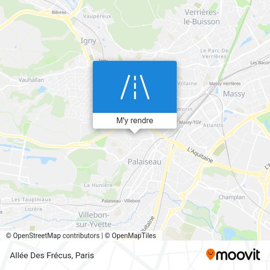 Allée Des Frécus plan