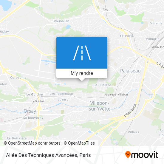 Allée Des Techniques Avancées plan