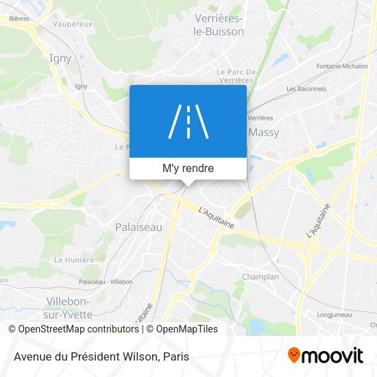 Avenue du Président Wilson plan