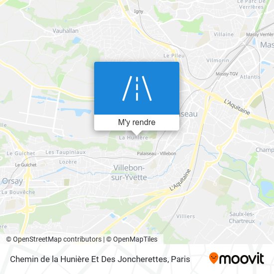 Chemin de la Hunière Et Des Joncherettes plan