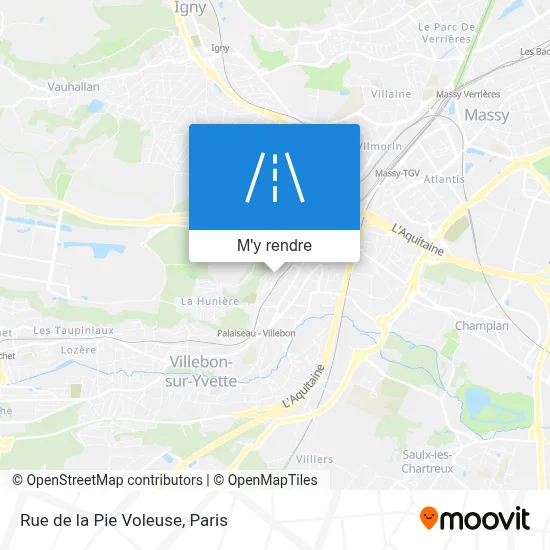 Rue de la Pie Voleuse plan