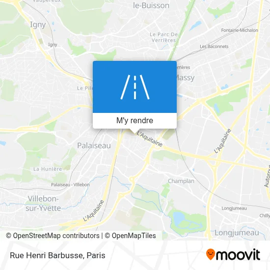 Rue Henri Barbusse plan