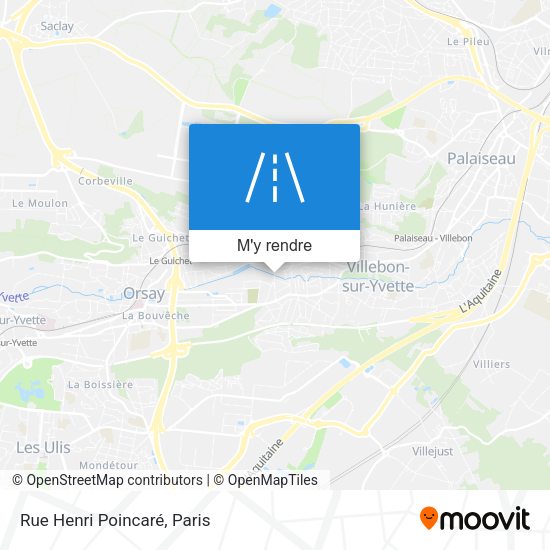 Rue Henri Poincaré plan