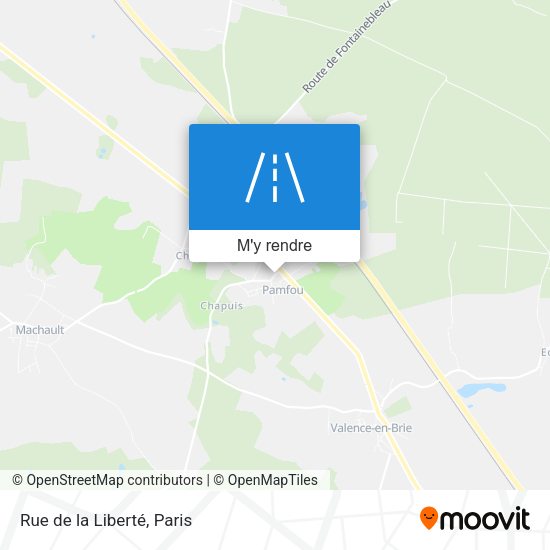 Rue de la Liberté plan