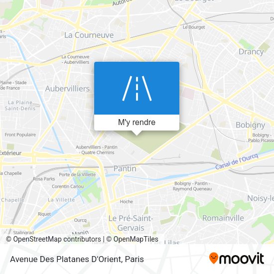 Avenue Des Platanes D'Orient plan