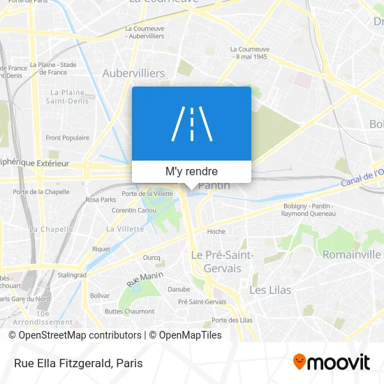 Rue Ella Fitzgerald plan