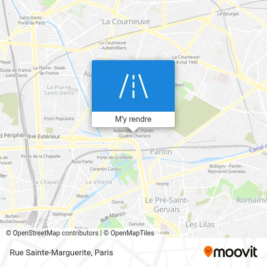 Rue Sainte-Marguerite plan