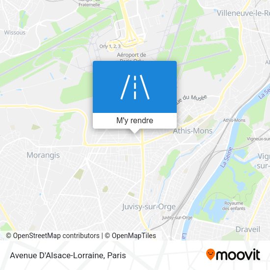 Avenue D'Alsace-Lorraine plan