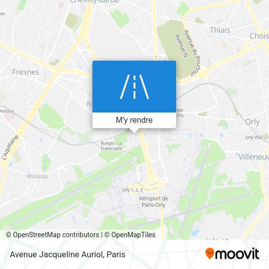 Avenue Jacqueline Auriol plan
