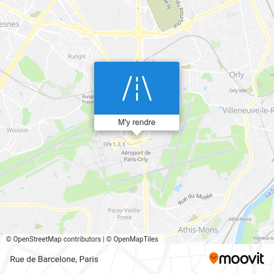 Rue de Barcelone plan