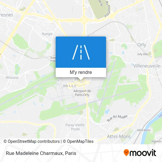 Rue Madeleine Charmaux plan