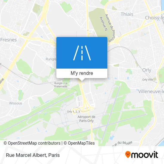 Rue Marcel Albert plan