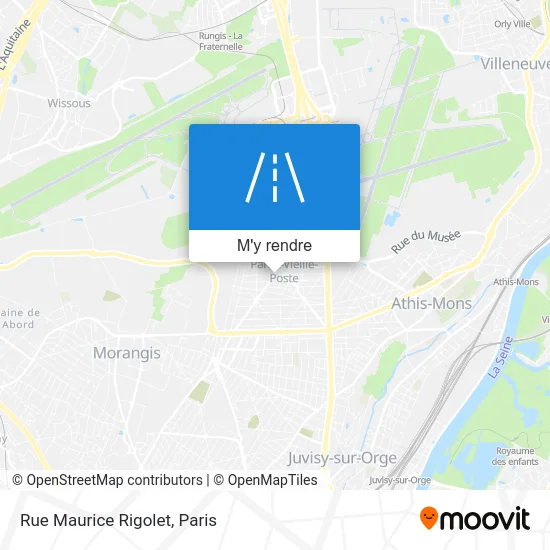 Rue Maurice Rigolet plan